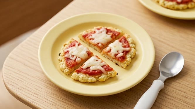 Mini karnabahar pizza